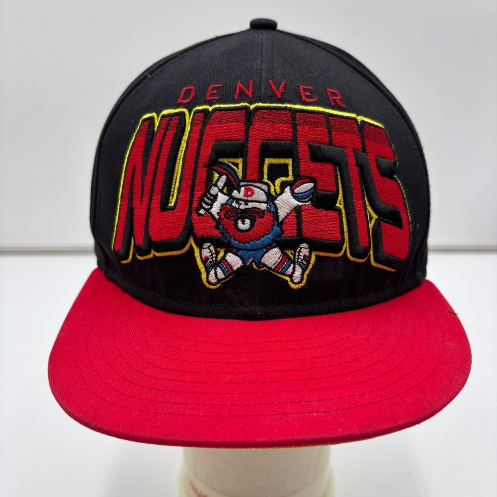 Denver Nuggets Hardwood Classics 9FIFTY Snapback Hat New Era OSFM Black Red‎